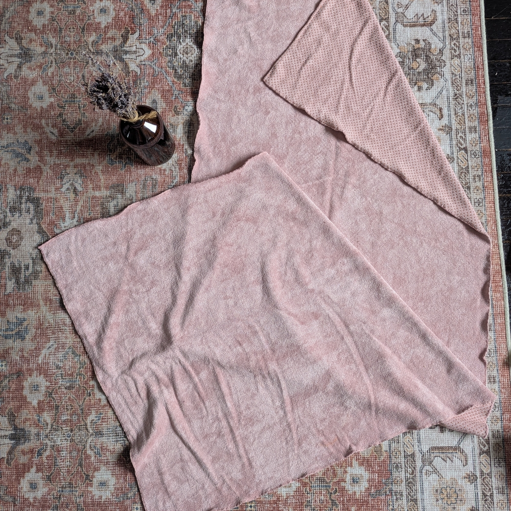 Soft Pink Textured Blanket